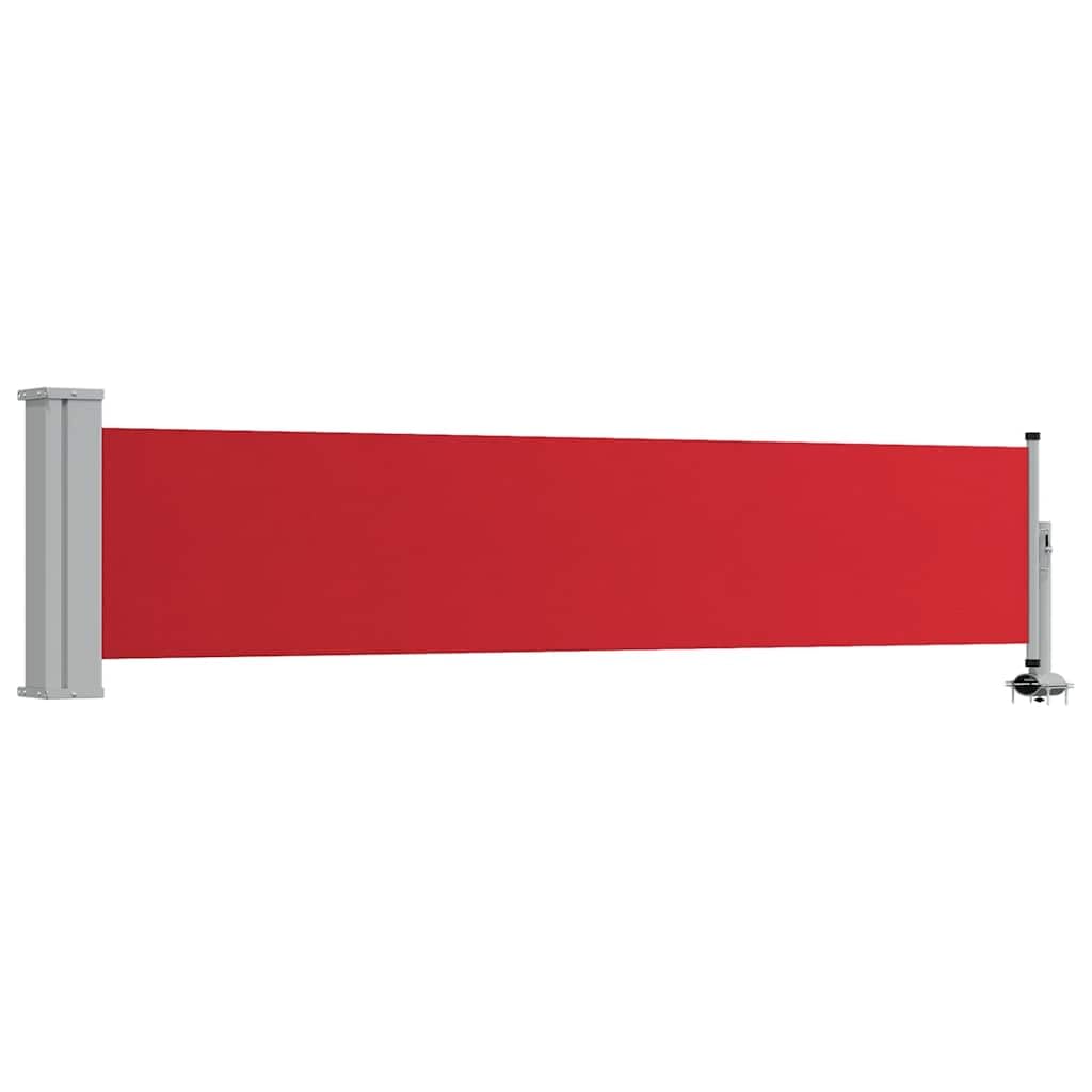 Store latéral élégant avec cassette en acier haute résistance coloris rouge bordeaux