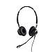 Produktbild Jabra Q711383 Biz 2400 II Duo USB leistungsfähiges Call-Center-Kabel-Headset für MS Skype for Business, Controller mit programmierbaren Tasten, NC
