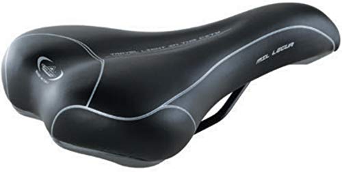 Sillín De Bicicleta Montegrappa Mod. Legua, 275 x 160 mm Unisex Negro