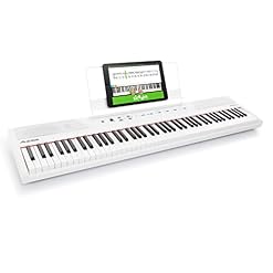 ALESIS RECITAL piano numérique 88 touches semi-lestées avec enceinte intégrées & Audibax Onyx 130 Plus White – Support Double Ciseaux pour Clavier – Support pour Clavier de Musique Électronique - Les Beatles, Paul McCartney, John Lennon, RIngo Starr, George Harrison ALESIS RECITAL piano numérique 88 touches semi-lestées avec enceinte intégrées & Audibax Onyx 130 Plus White - Support Double Ciseaux pour Clavier - Support pour Clavier de Musique Électronique – Image 2