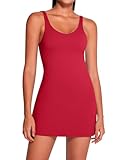 colorskin Womens Tennis Dress with Built in Easy Peezy Shorts Open-Back