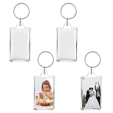 Contenido del paquete: recibirás 4 llaveros rectangulares transparentes con fotos, la cantidad es suficiente para satisfacer tus necesidades de uso y reemplazo. Las dimensiones internas del llavero son 2,8 × 4,7 cm. Comprueba la información de tallas antes de comprar