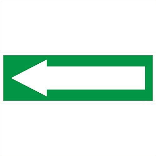 VVWV Direction Arrow Sign Stickers for Public Hospital Clinic Offices Shops Homes 30 X 10 cm(Pack of 2)