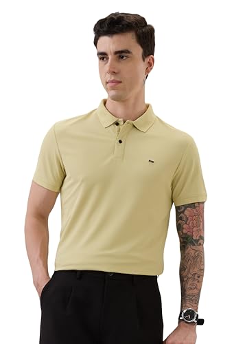 Image of Nostrum Cotton Half Sleeve T-Shirt for Men Boys, Regular Fit, Cherry, Stylish Mens T-Shirts, Polo T Shirt for Man, Collar T Shirts for Men