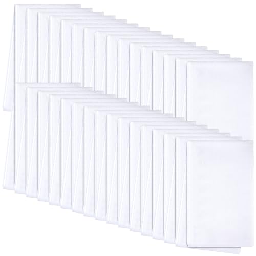 Torchons de cuisine en microfibre pour sublimation blancs multi-usages 40x61cm