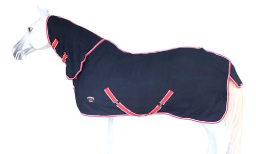 Image of 78 inch Horse Sheet Polar Soft Fleece Cooler Exercise Blanket Liner Contoured 4385N