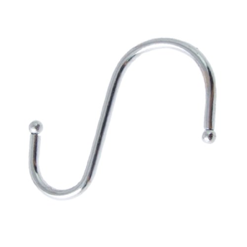 Aexit Workshop Home Construction Hardware Universal Silver Tone Metal Hanging S Shaped Hooks Model:19as330qo452