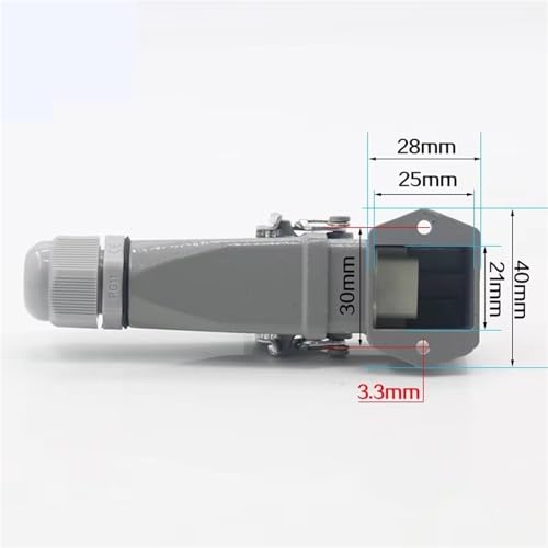 Conector resistente 5 (4 + 1) 10A 250V HA-005-3 miniatura 3