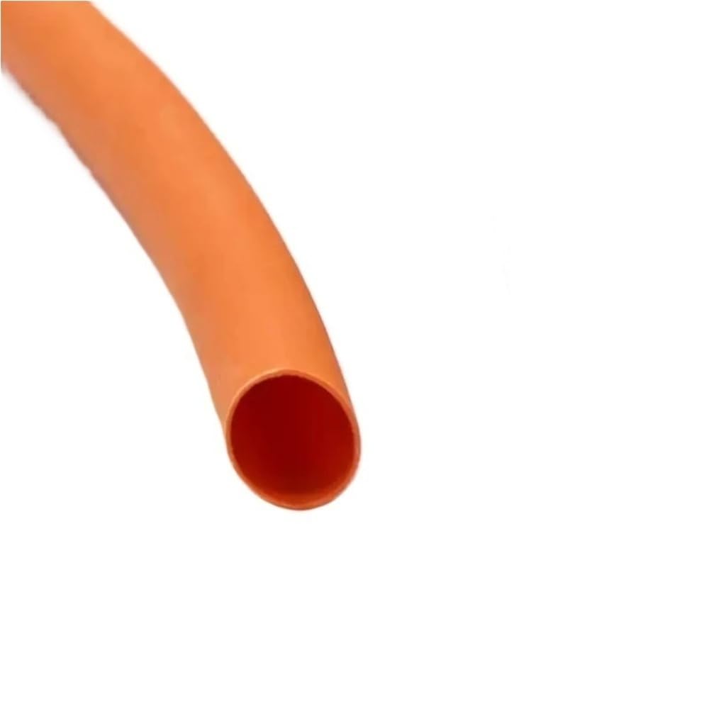 Tubo termorretráctil, Tubo termorretráctil de PE Naranja 2:1, 1-50 mm diámetro, 1/3/5 m