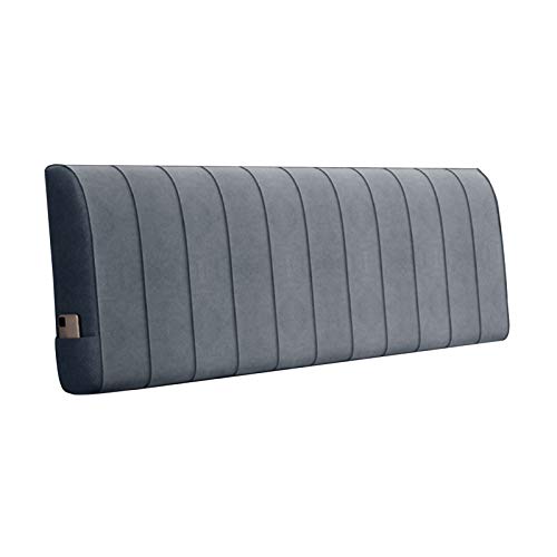 LIANGJUN Headboard Bed Backrest Cushion, Soft Case Reading Pillow, Back Support Lumbar Pad for Hotel Bedroom Double Bed for Bed Without Headboard, Thickness 11cm, 6 Colors
