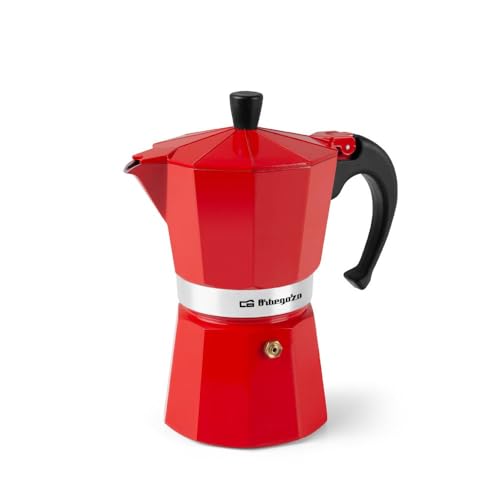 Imagen de Orbegozo Cafetera Italiana KFR640 6 Tazas Rojo