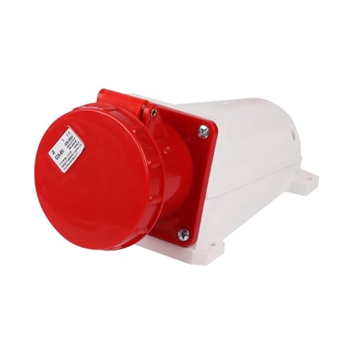 Toma de corriente industrial 63A trifásica de cuatro hilos impermeable ZQ-135 IP44 5