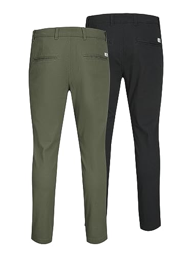 JACK & JONES Male Chino Hose 2er-Pack Slim Fit Chino Hose