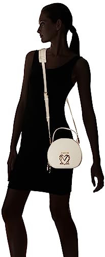 Love Moschino Borsa Pu Avorio, BORSA a SPALLA