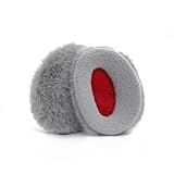 [Mikankawa] 耳当て イヤーマフ 防寒 防風 コンパクト 冬季外出 痛くない 外れにくい かわいい 男女通用 快速着用 (ライトグレー, Middle)