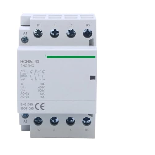 Contacteur modulaire 4P 63A haute durabilité pour tableau