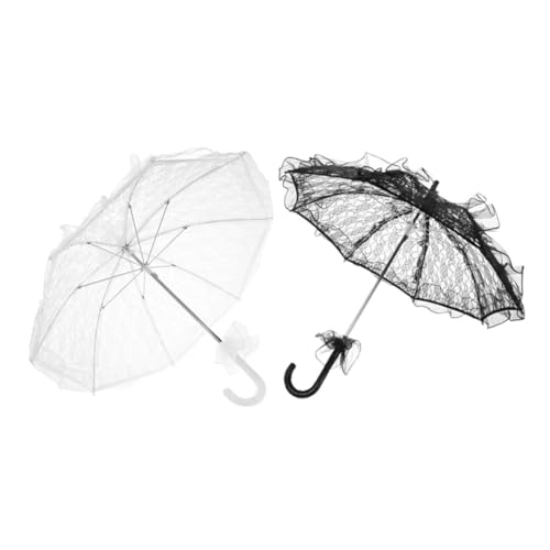 Parapluie dentelle élégant parasol vintage KOMBIUDA lot de 2