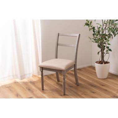 Amazon｜ダイニングチェア 長方形 天然木 木製 グレー シンプル