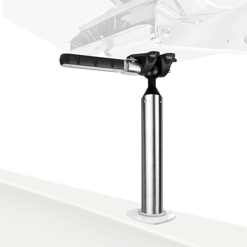 Grill Mount Rod Holder Mount for Boat Marine Rectangular Grills/Single Mounting Bait/Filet Tables/Boat Cutting Board, All-Angle Adjustable Level Table Mounting,for Fishing Boat BBQs Barbecue