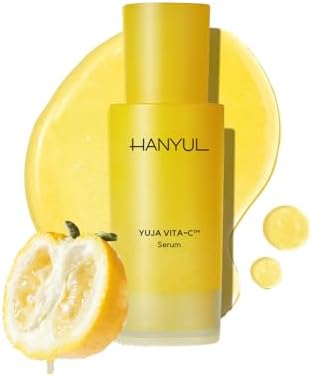 HANYUL Yuja Vitamin C Face Serum | Facial Treatment with Vitamin C Capsule, Multi Vitamin for Brigtening, Taurine for Firming, 1.01 fl.oz.