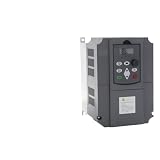 VFD AC 220V 7.5/11KW 220V Single-Phase Input 220V/380V Three-Phase Output Inverter Converter for Motor Speed Control Input Voltage Single Phase 220V(8HP 5.5kw,Three Phase 380V)