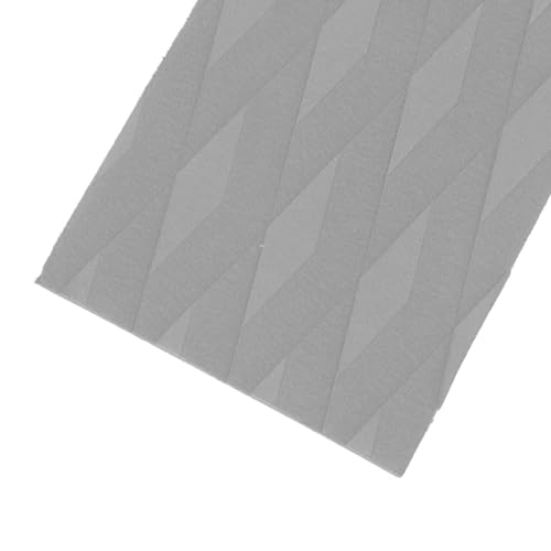 4Pcs Surfboard Traction Pads EVA Surfing Skimboard Surfboard for Kiteboard,Longboards,Shortboards,Kayak,Fish Board (Grey)