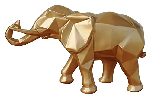 Statue d'éléphant Feng Shui animal nordique pour décor de bureau et chambre