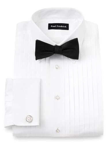 Paul Fredrick Men's Tailored Fit Non-Iron Cotton Tuxedo Shirt2