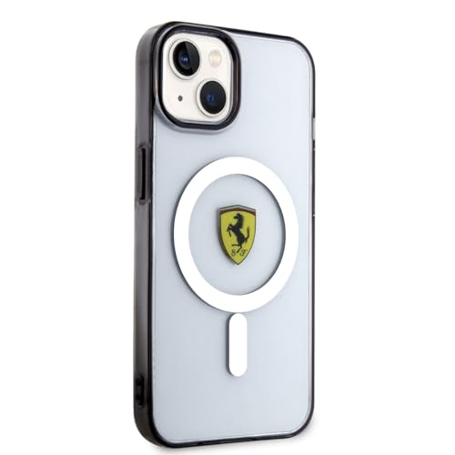 Ferrari FEHMP14MURKT Coque rigide transparente pour iPhone 14 Plus 6,7"