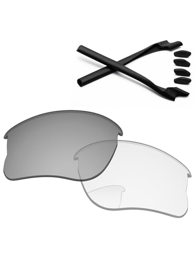 Image of Replacement Lenses & Rubber Kits for Oakley Half Jacket 2.0 XL OO9154 62mm - Precise Fit, UV Block, Impact Resistant