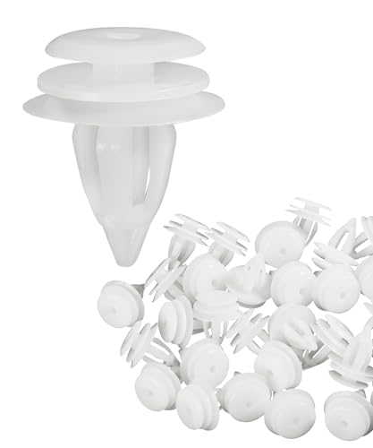 UBOG 30PCS Door Panel Clips,Door Clips,Car Accessories Door Trim Panel Retainers Clips,Bumper Push Fasteners,Door Trim Panel Retainer Clip Fastener Replacement for Most Cars,Compatible with #6504014