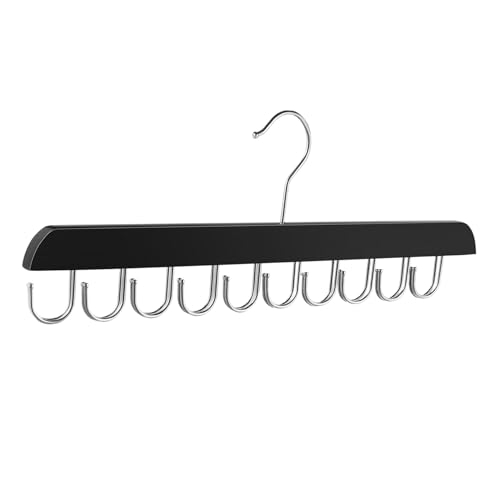 Angoily Multipurpose Tie Hook Hanger Organizer for Closet Hooks for Belts Scarves Bags Durable Craftsmanship with Timeless Design Efficient Space Saving for Home