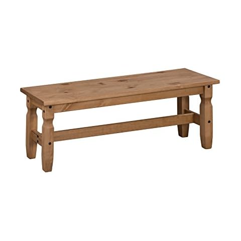 Mercers Furniture Corona Bench - Pine, 4 ft Cover