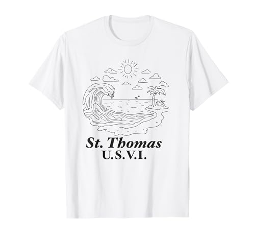 セントトーマス U.S.V.I.アメリカ領バージン島 お土産 バケーション Tシャツ