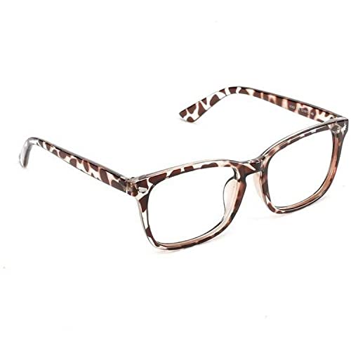 Image of Dervin Blue Light Blocking Glasses Gaming Filter Transparent Square Eyeglasses for Eye Protection Men Women, Computer /Tablet /Laptop /Mobile /TV, Anti-blue & Anti eyestrain