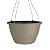 The HC Companies 11 Inch Wrapt Hanging Planter - Lightweight Outdoor Plastic Hanging Basket for Plants, Herbs, Flowers, Pepperstone