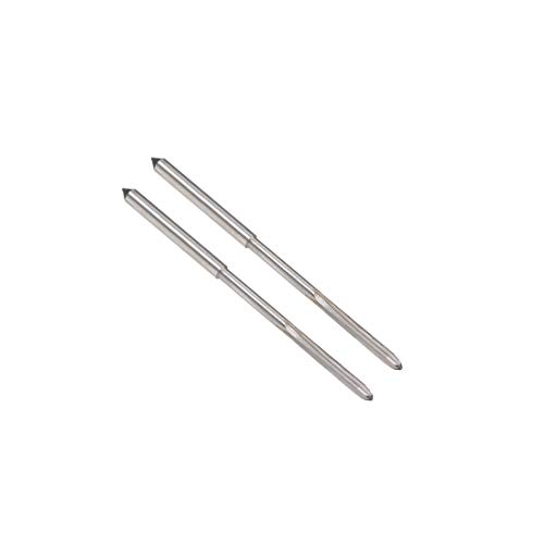 Image of sourcing map 1.6mm Chucking Reamer, HSS Cobalt M35 Lathe Machine Reamer D4 4 Straight Flutes, Round Shank Milling Cutting Tool, for Stainless Steel Alloy Copper Metal, 2pcs
