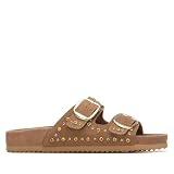 XTI - Sandalia Mujer Camel - Calzado Cómodo y Versátil - Moda casual - Modelo 14506601 (Talla 39)