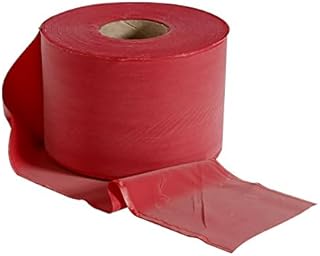 Rolyan Energising Exercise Bands Latex Free, 50m, Red Medium, Elastic Band For Upper Body, Lower Body, & Core Exercise, Physical Therapy, Pilates, Home Workouts, & Rehab, Fitness Band