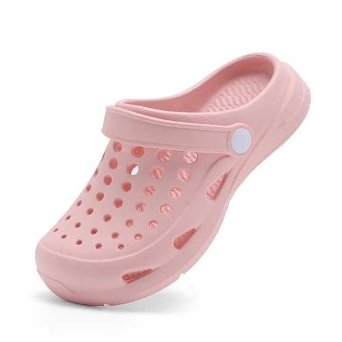 Image of Kids Girls Boys Clogs Garden Shoes Toddler Slip on Sandals Children Water Shower Beach Pool Slippers