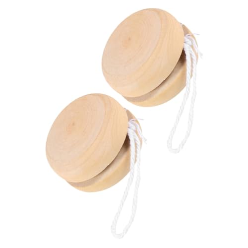 KOCKSHION 2piezas Yoyos De Madera Para Manualidades