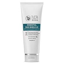 Zinc Oxide Sunscreen SPF 40 - Broad Spectrum UVA/UVB Protection - Water resistant Up to 80 minutes - Sunblock - Fragrance-free, Lightweight - Vitamin C Antioxidant - 3.5oz