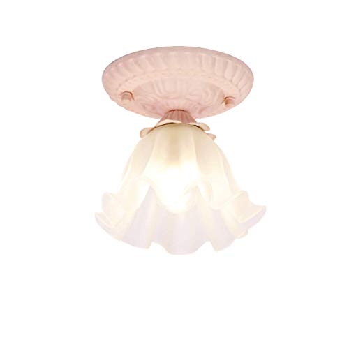 Mediterrane Blaue Deckenleuchten Für Flur 6 3-Zoll-minimalismus Pastoral Unterputz Korridor Deckenleuchte Für Eingangstreppe Balkon Pink