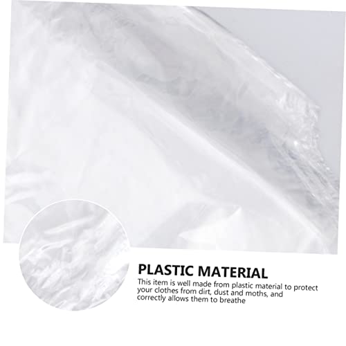 100pcs Reusable Garment Bags for Clothes and Clothing Covers for Dry and Wardrobe Storage2