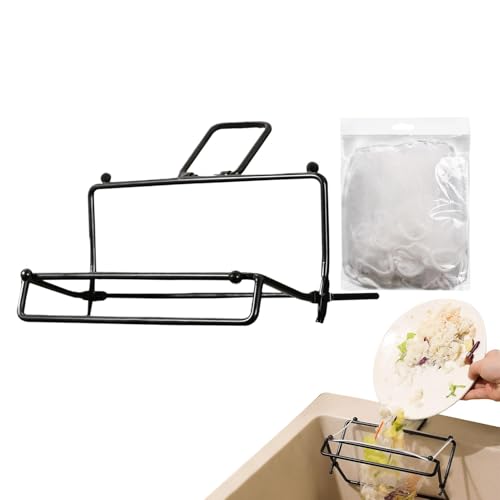 Aanrecht Afvoerfilter | Aanrecht Afvoerrek Met Filter | Keuken Afval Drain Rack Met 100 Fijn Mesh | Gootsteen Afvoer Zeef Rack | Keuken Gootsteen Voedsel Catcher Voor Keuken Overgebleven
