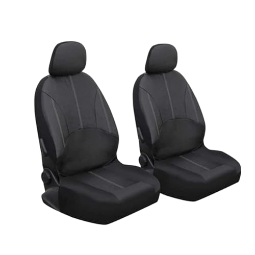 Housses de sièges auto cuir synthétique noir finition haute résistance