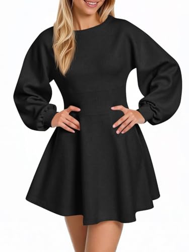 Robe pull pour femme coupe trapèze idéale contre le froid de l'automne