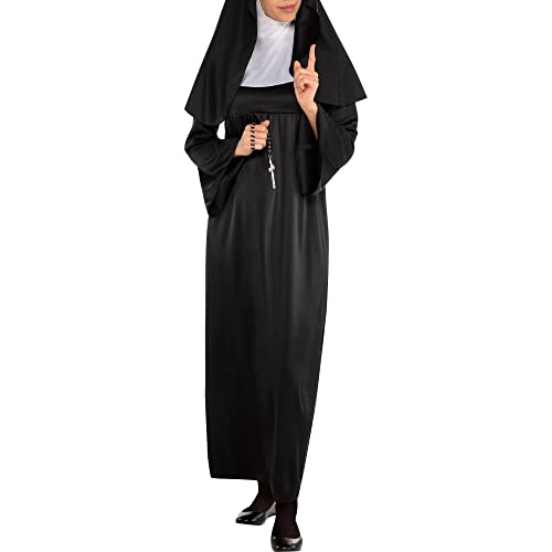 Amscan 840235 Party City Holy Sister Nun Costume For Women - Costume Includes Tunic, Headpiece, & Gloves - Costumes For Halloween thumb #4