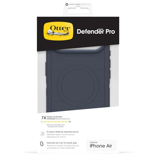Coque iPhone Air Otterbox Defender Pro MagSafe bleue antichoc ultra robuste - 5