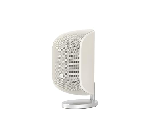 Bowers and Wilkins M-1 Satellite Speaker (1 Count) 4" Glass Fiber Midrange, 1" Aluminum Dome Tweeter, Use as Home Stereo Speakers or Center Channel in Your Surround Sound System, Matte White (Single) by Bowers & Wilkins - Used condition - US$208.94